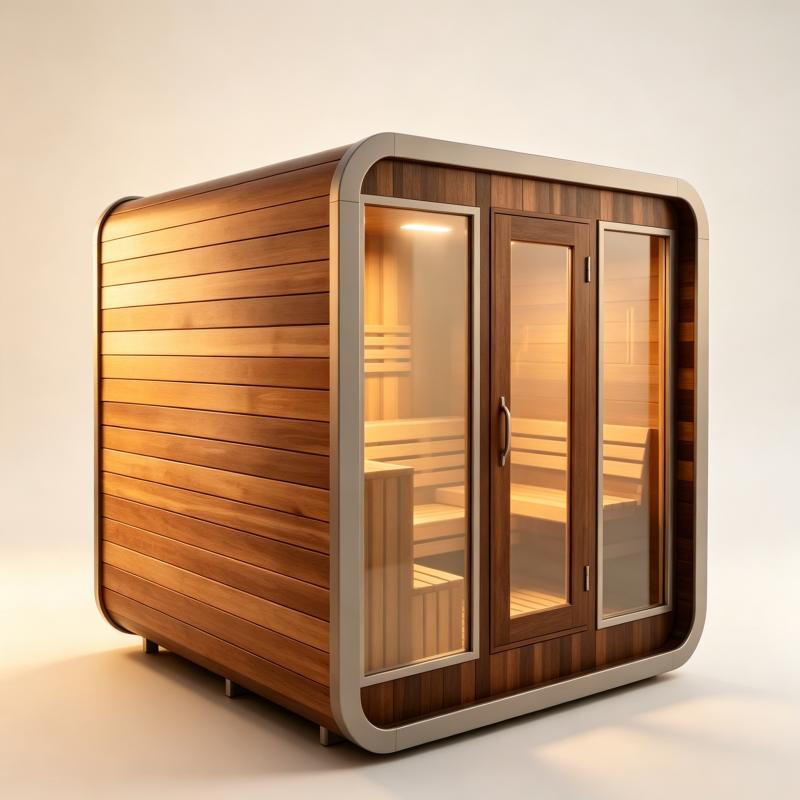 Spa And Wellness Hotel - Luxury Custom Sauna Room Solid Wood