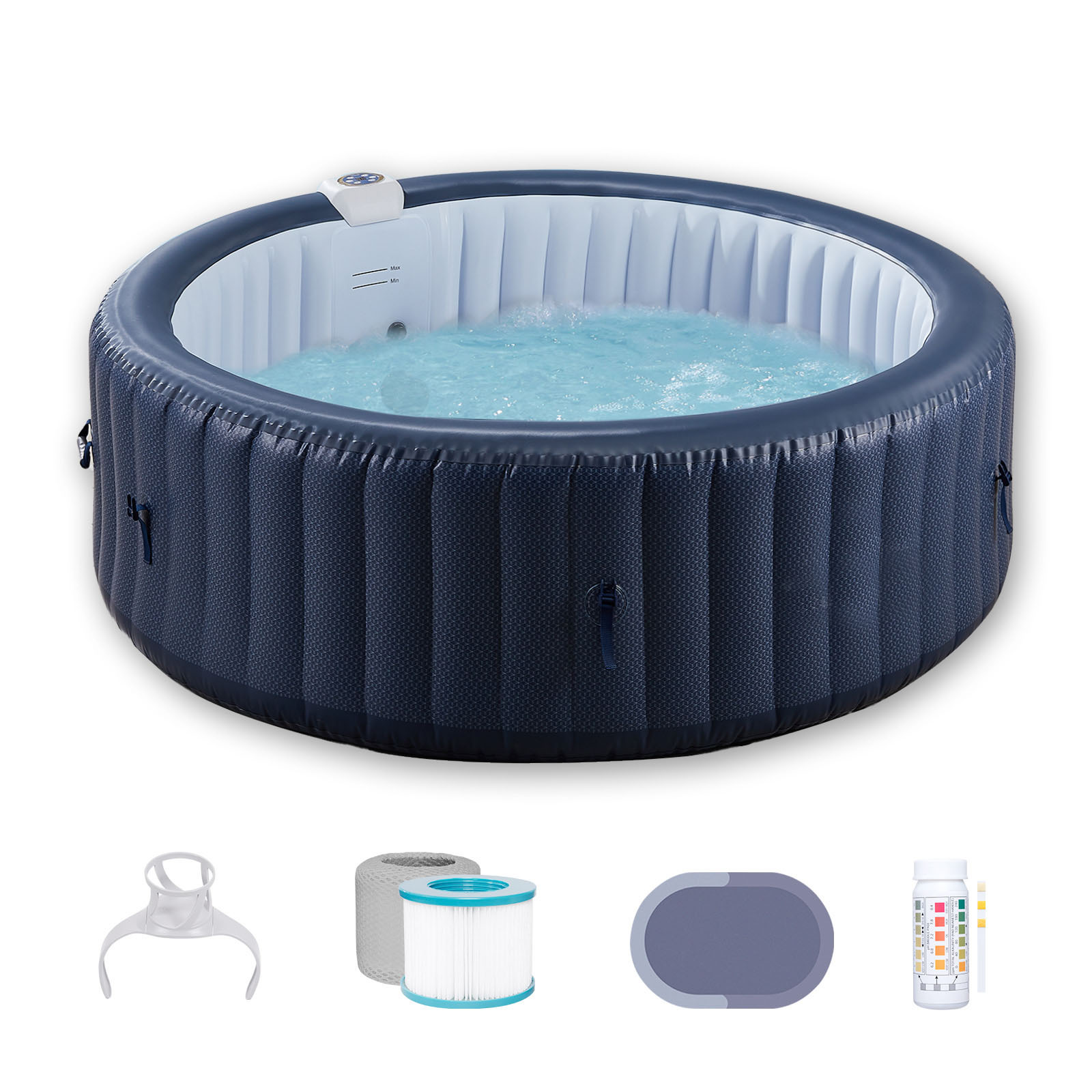Inflatable Jacuzzi Spa Pool He - Spa Wellness Jacuzzi 评论和价格