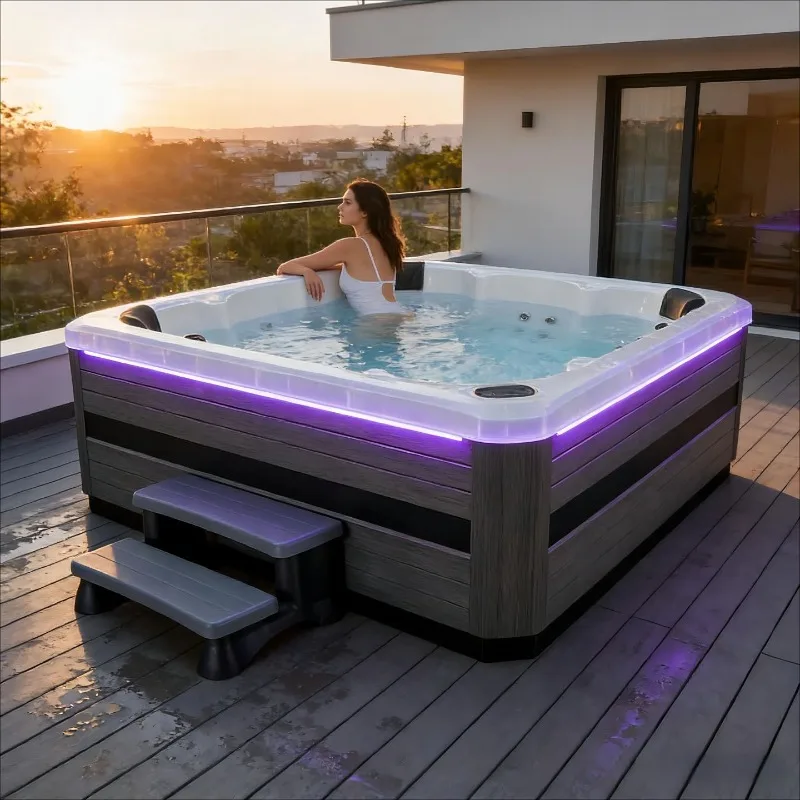 Outdoor Jacuzzi Multiplayer He - Spa Wellness Jacuzzi 评论和价格