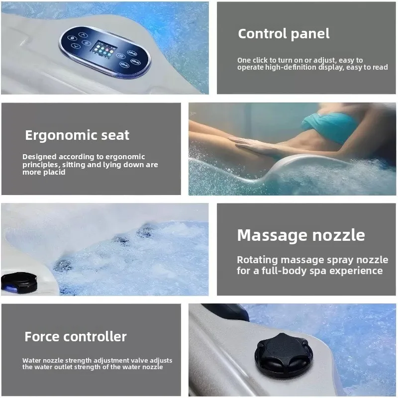 Outdoor Jacuzzi Multiplayer He - Spa Wellness Jacuzzi 评论和价格
