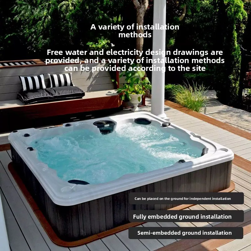 Outdoor Jacuzzi Multiplayer He - Spa Wellness Jacuzzi 评论和价格